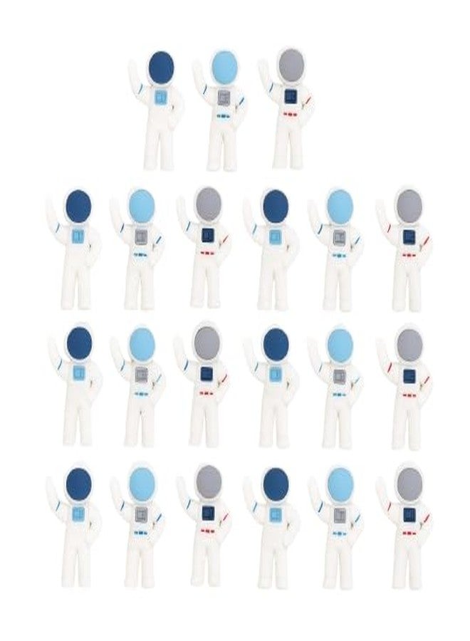 Crafty Cuddle Space Theme Erasers for Kids | Fun Pencil Erasers for Boys | Random Designs & Colors | Fancy Stationery for School & Birthday Return Gifts (Pack of 21) - Image 1